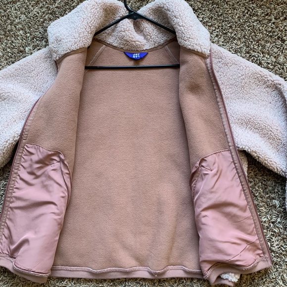 JoyLab Jackets & Coats Joy Lab Fuzzy Sherpa Jacket Poshmark